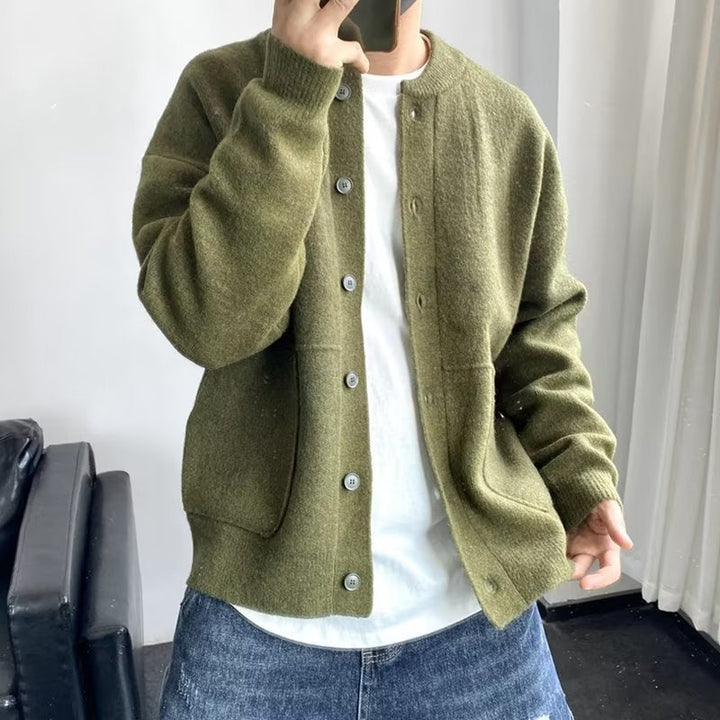 Harry | Men's Relaxed Elegant Soft Pull Cardigan with Buttons