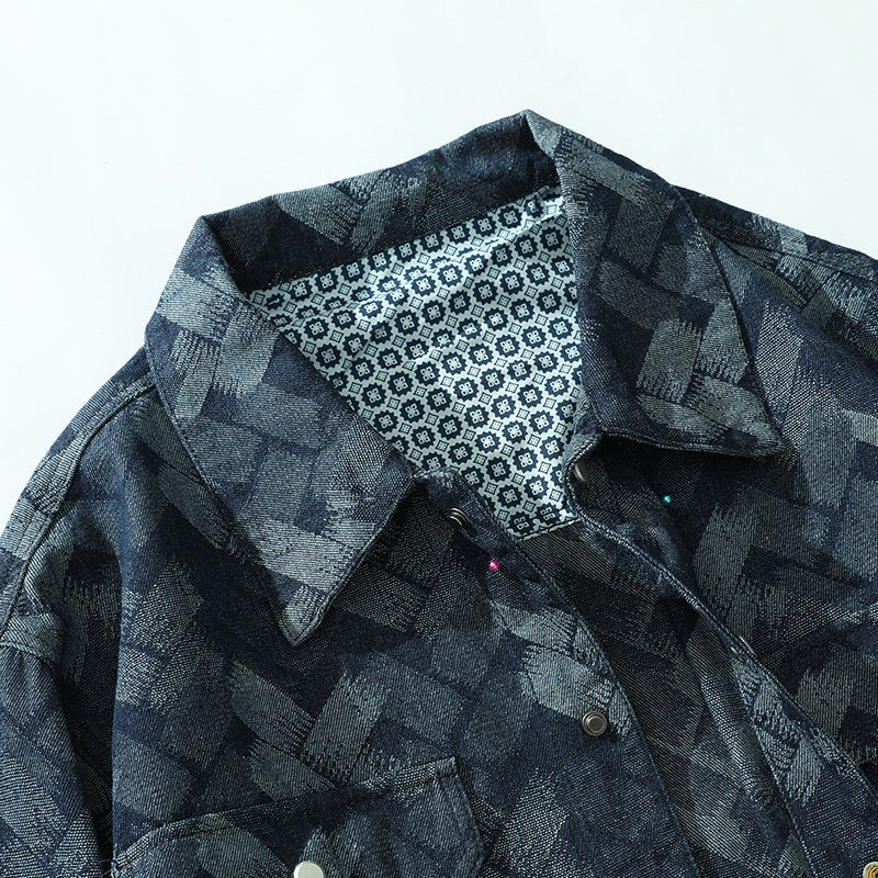 Men's Long Sleeve Jacket with Pockets