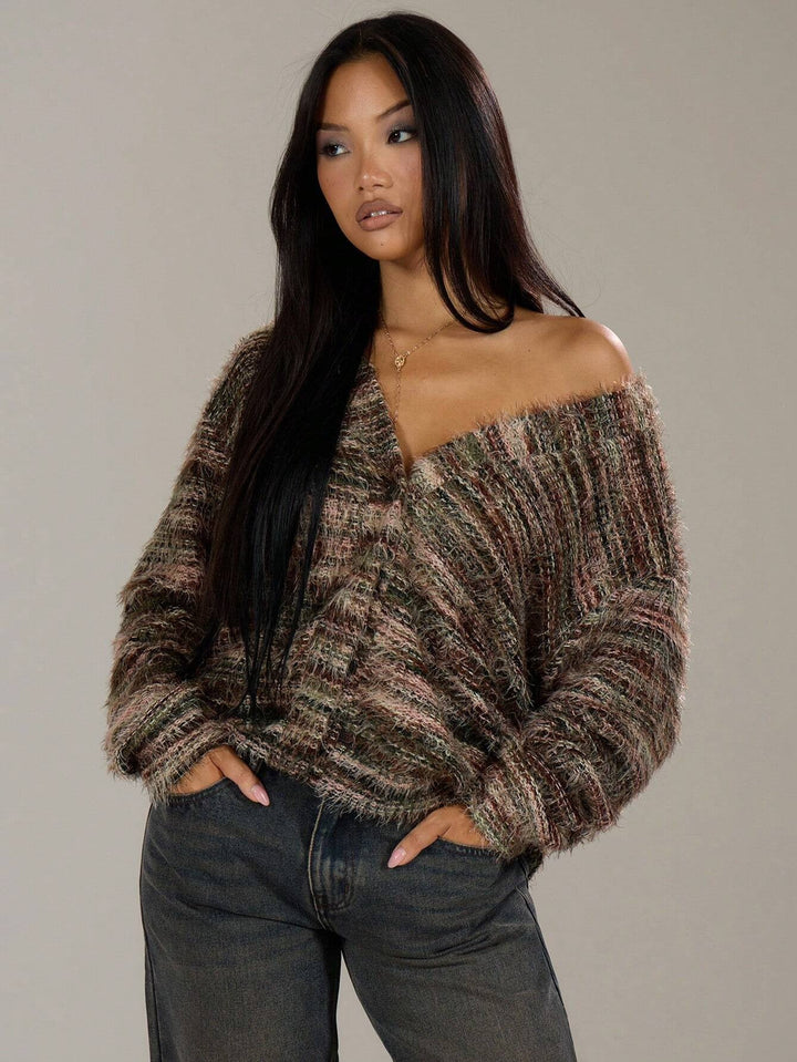 Women's Oversized Long Sleeve Sweater