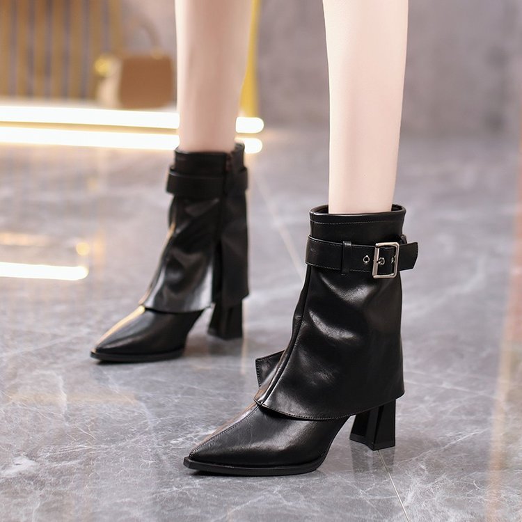 Women's Block Heel Ankle Boots