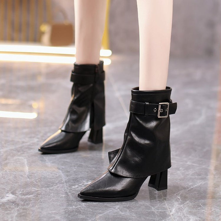 Women's Block Heel Ankle Boots