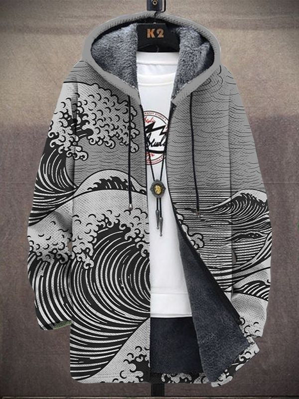 BEVERLY | ELEGANT ART-INFUSED CARDIGAN