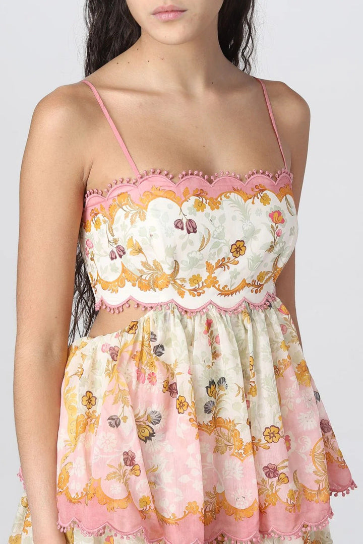Women's Sleeveless Floral Maxi Dress