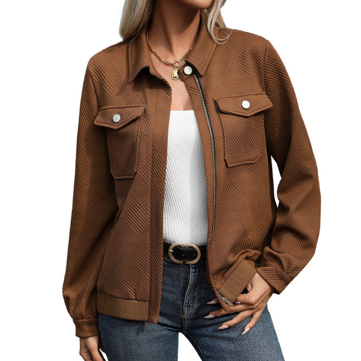 Anna | Women's Long Sleeve Jacket with Chest Pockets