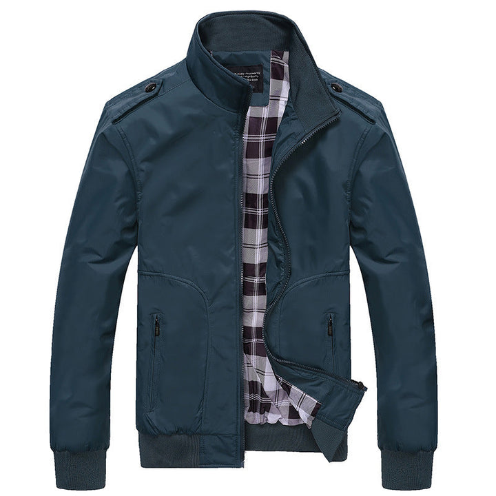 Men's Long Sleeve Jacket with Pockets