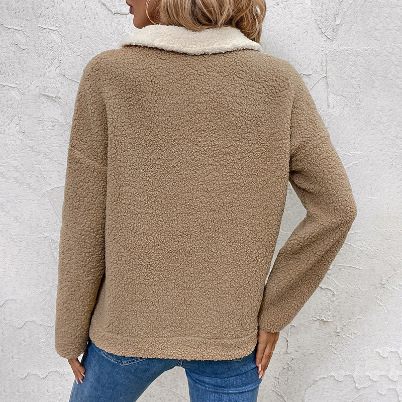 Women's Long Sleeve Pullover with Pockets