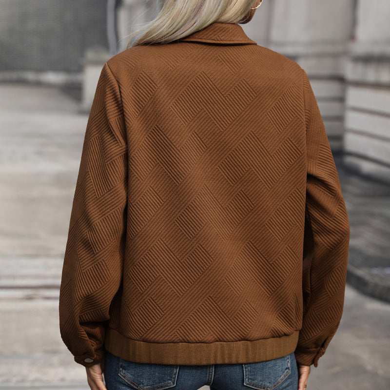 Anna | Women's Long Sleeve Jacket with Chest Pockets