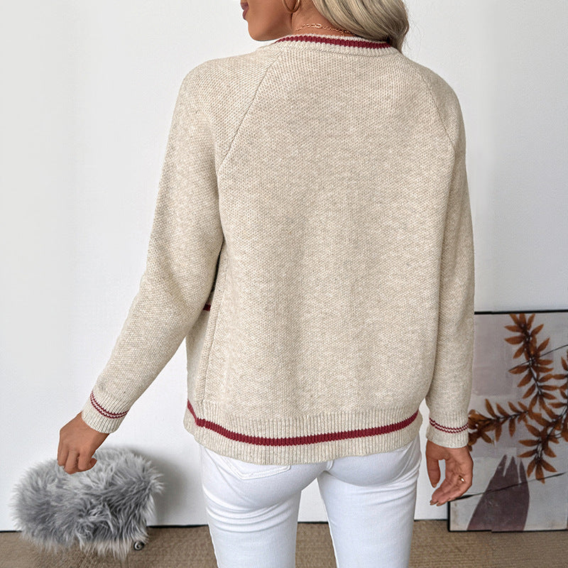 Women's Long Sleeve Zip-Up Bomber Cardigan with Pockets