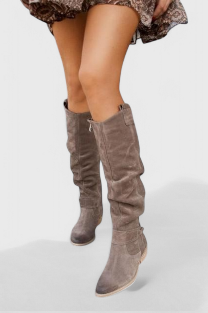 Celine | Women's Retro-Inspired High Boots