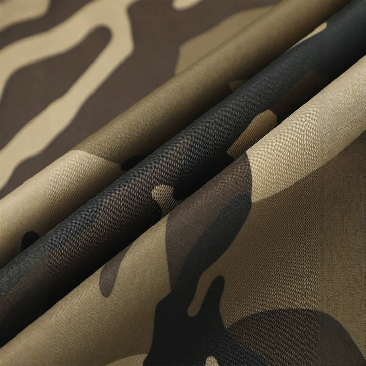 Men's Camouflage Jacket with Hood and Pockets