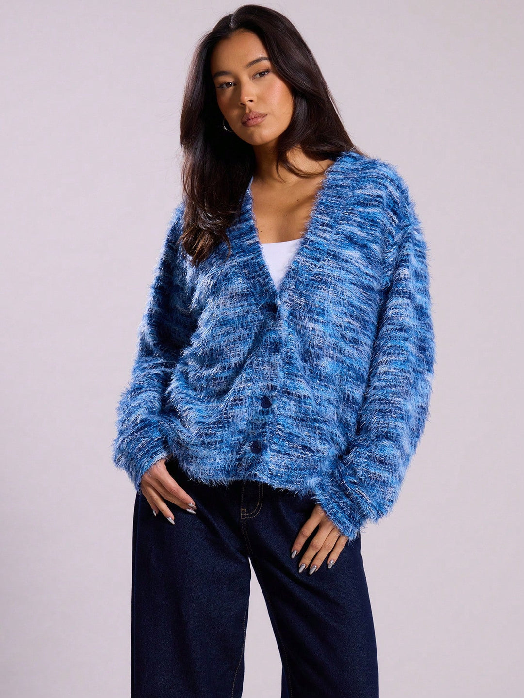 Women's Oversized Long Sleeve Sweater