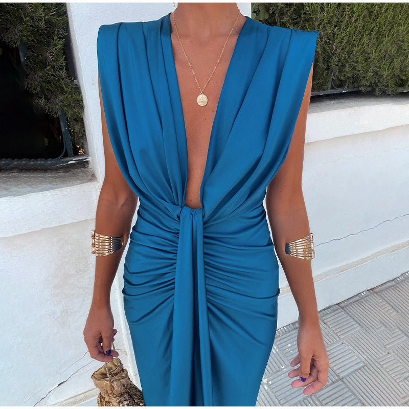 Isabelle | Women's Party Dress with Deep V-Neck