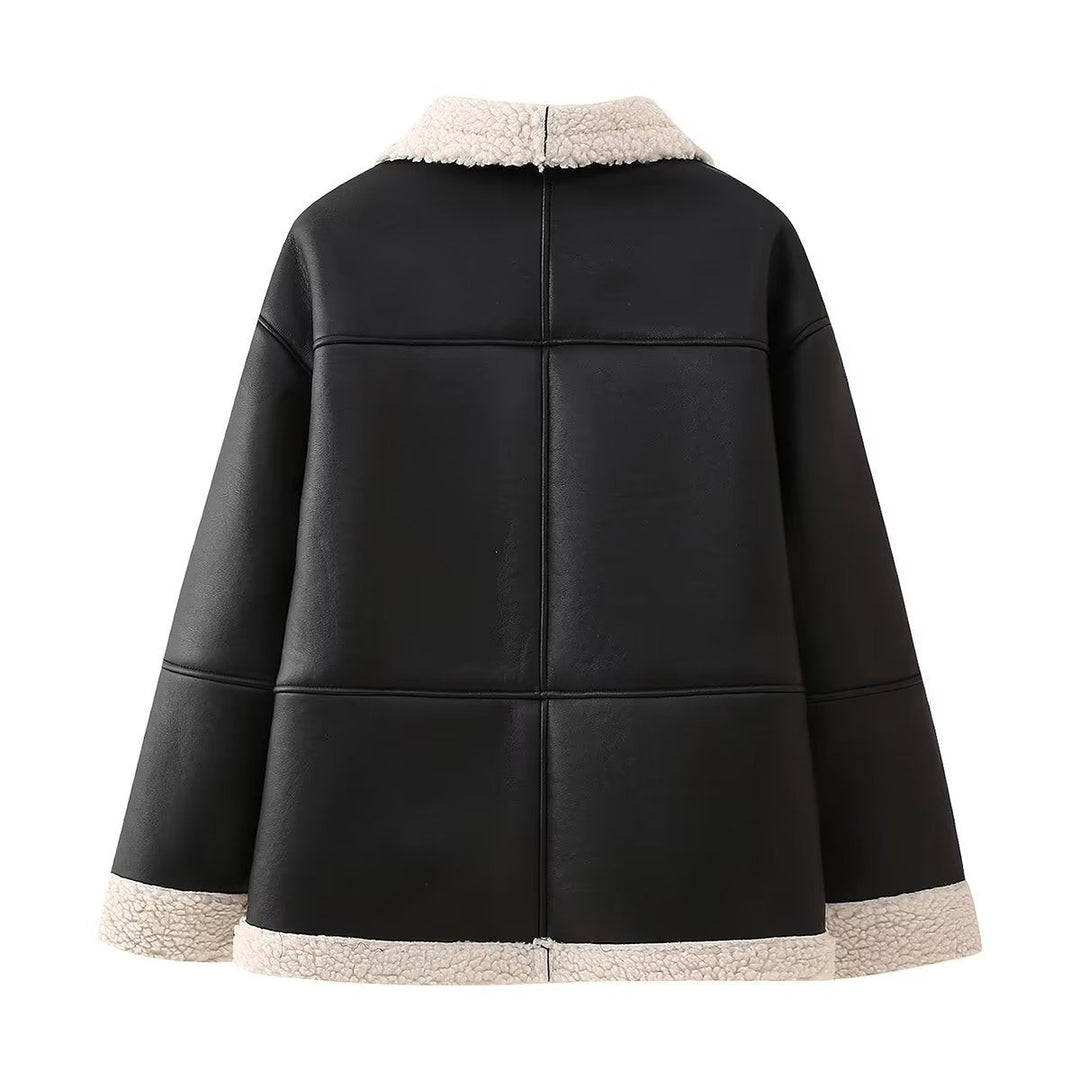 Women's Oversized Aviator Blouson with Pockets