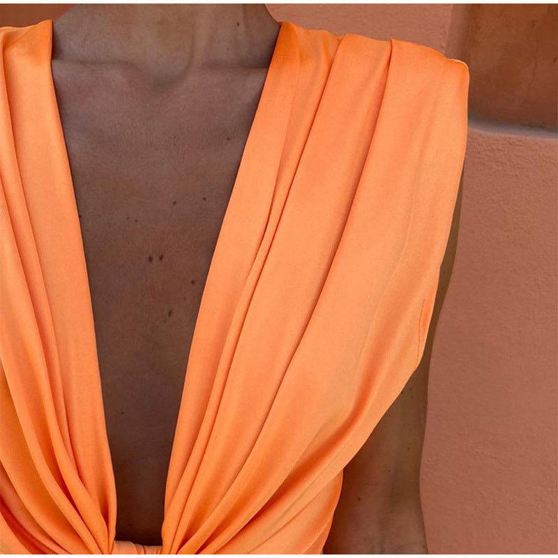 Isabelle | Women's Party Dress with Deep V-Neck