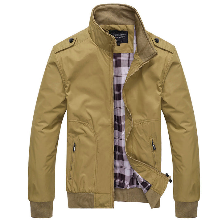 Men's Long Sleeve Jacket with Pockets