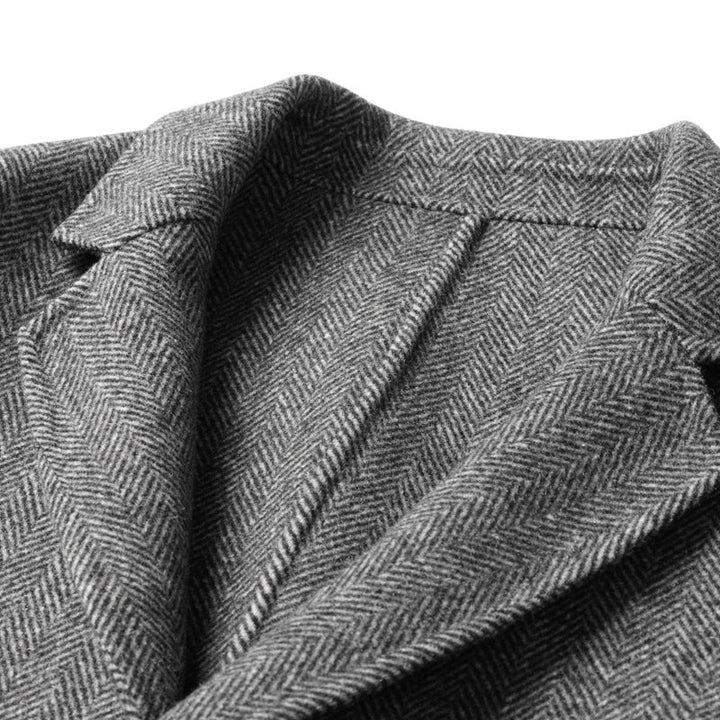 Men's Blazer with Buttons and Pockets