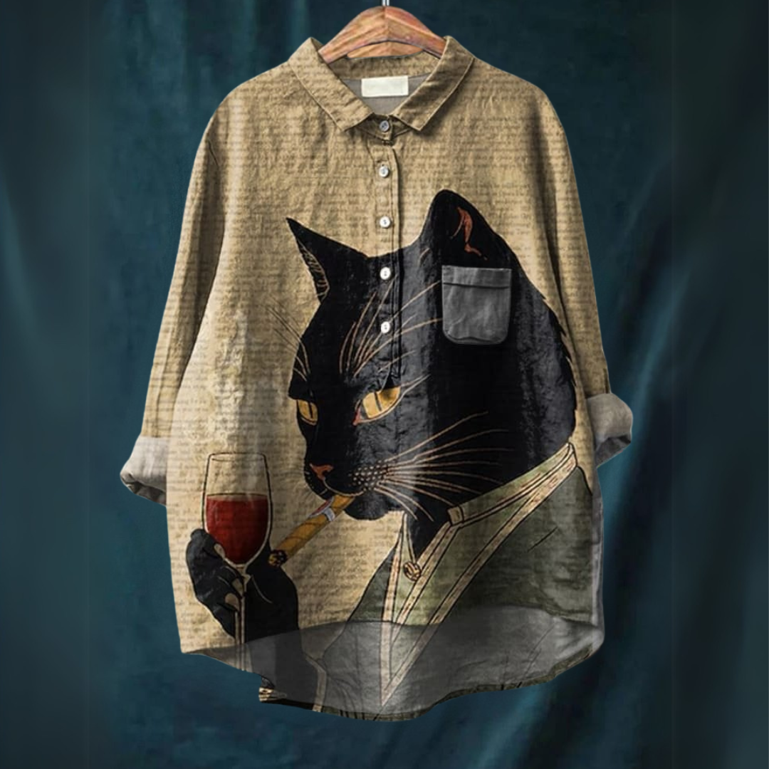 Lucy™ - Cat Art Shirt
