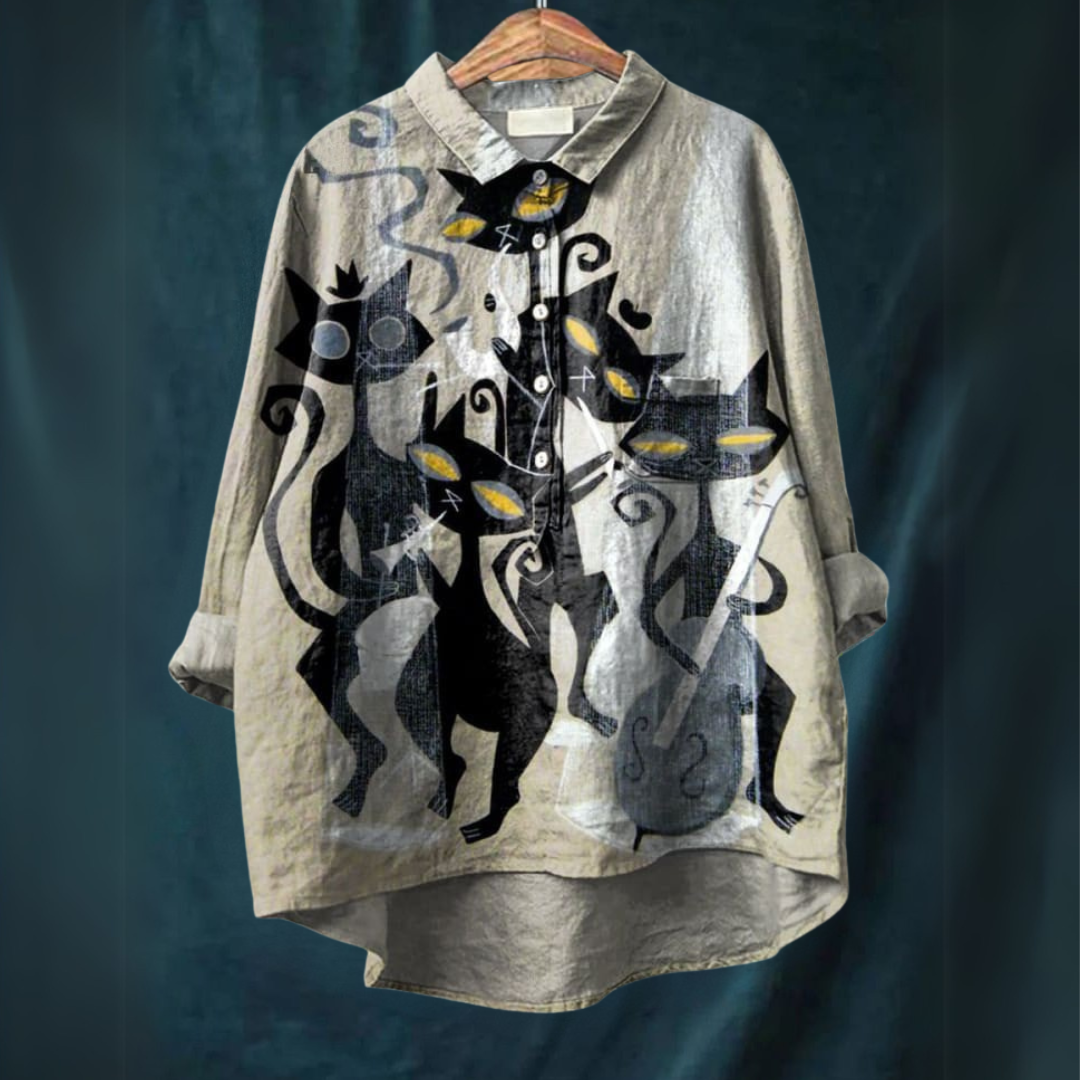 Lucy™ - Cat Art Shirt