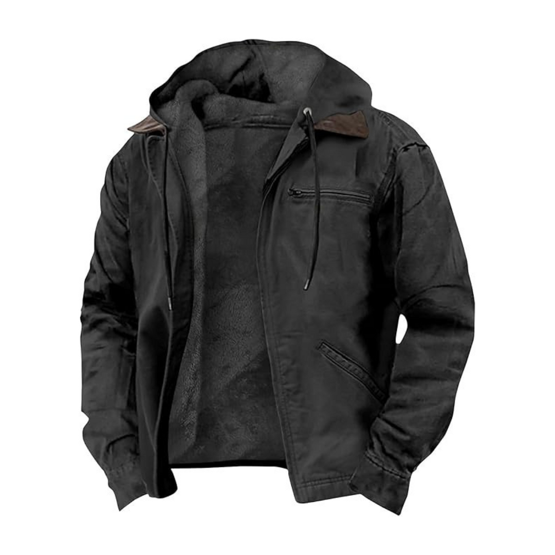 Nikolai | Men's Checked Classic Vintage Jacket with Zipper