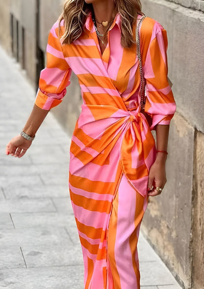 Amalia™ – Timeless Printed Wrap Dress