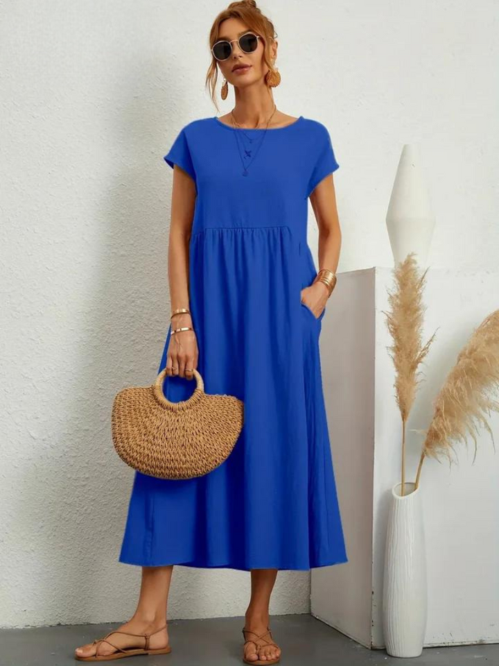Maelis | Women's Loose Pocket Dress with Pockets
