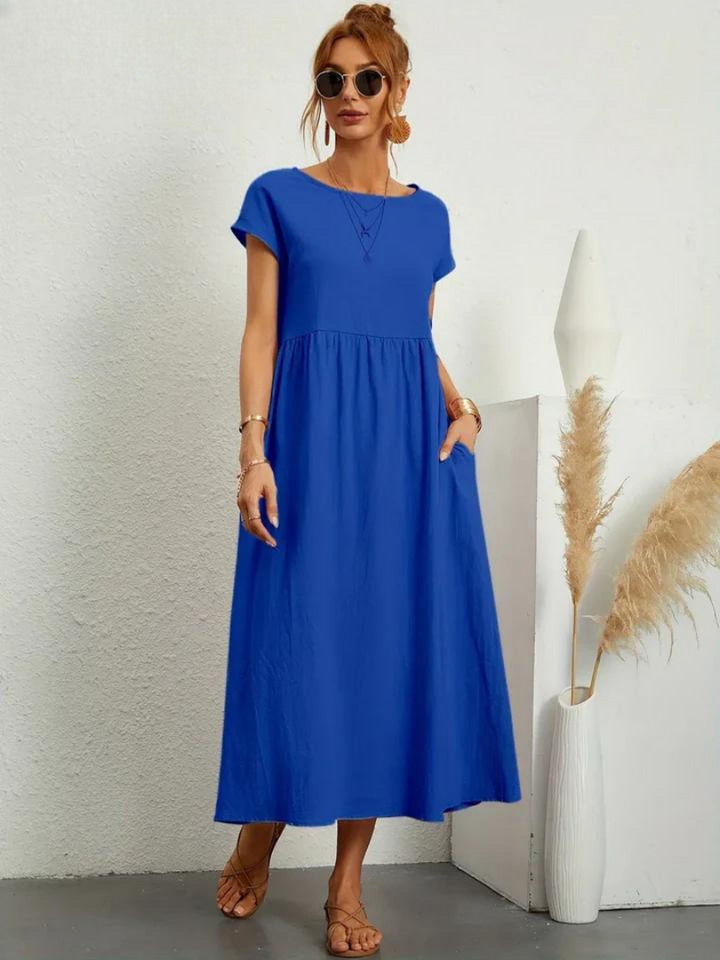 Maelis | Women's Loose Pocket Dress with Pockets