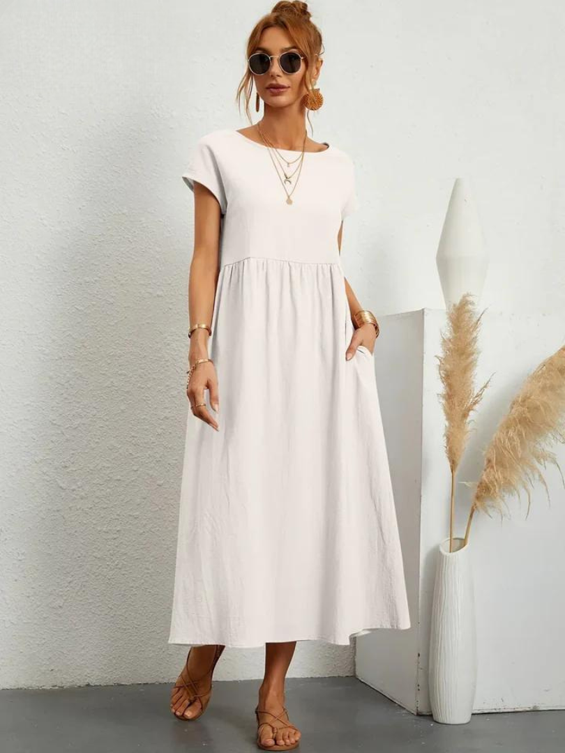 Maelis | Women's Loose Pocket Dress with Pockets