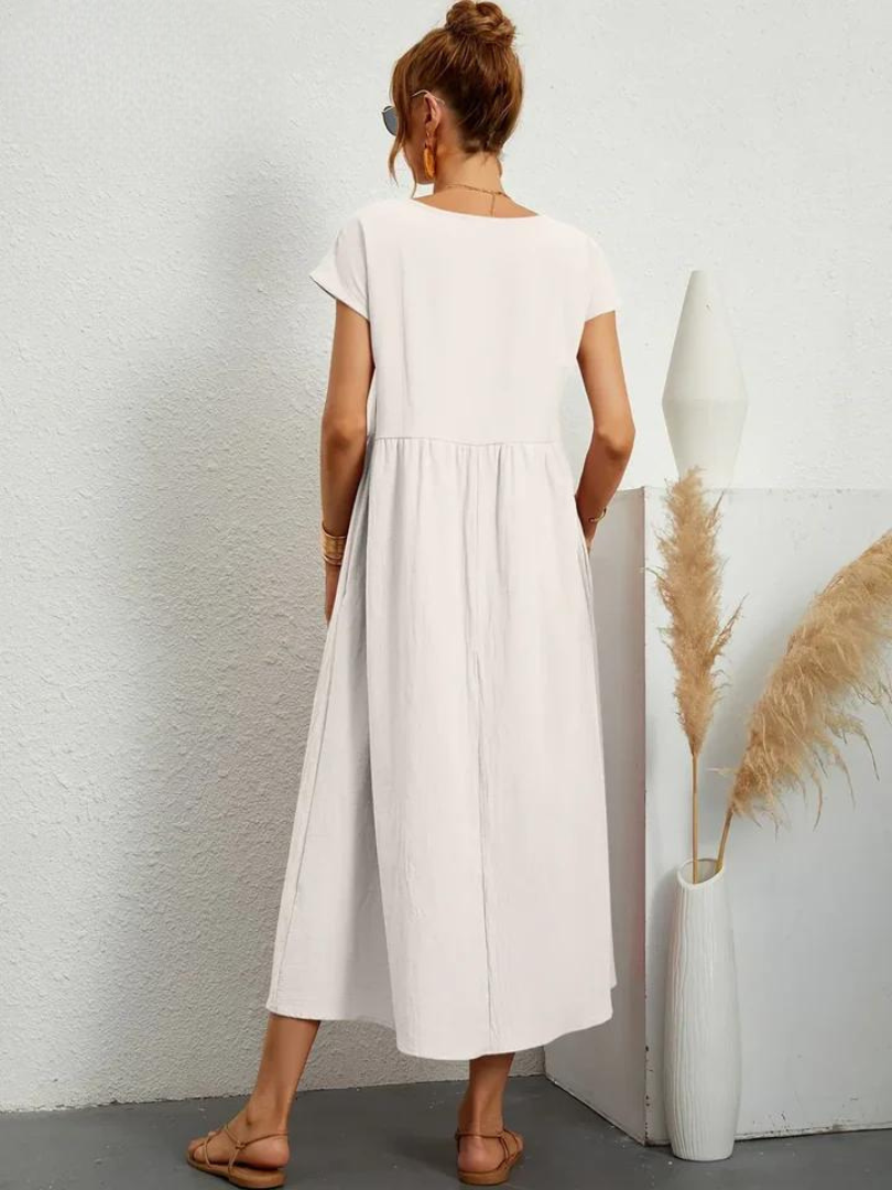 Maelis | Women's Loose Pocket Dress with Pockets