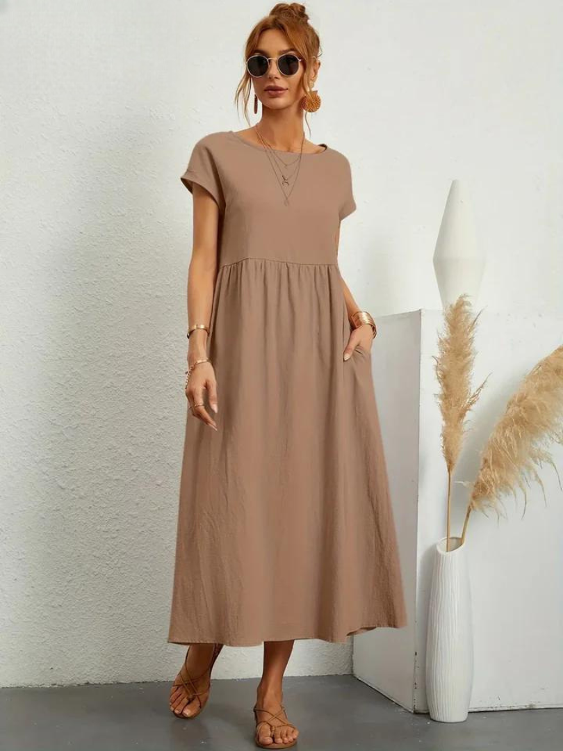 Maelis | Women's Loose Pocket Dress with Pockets