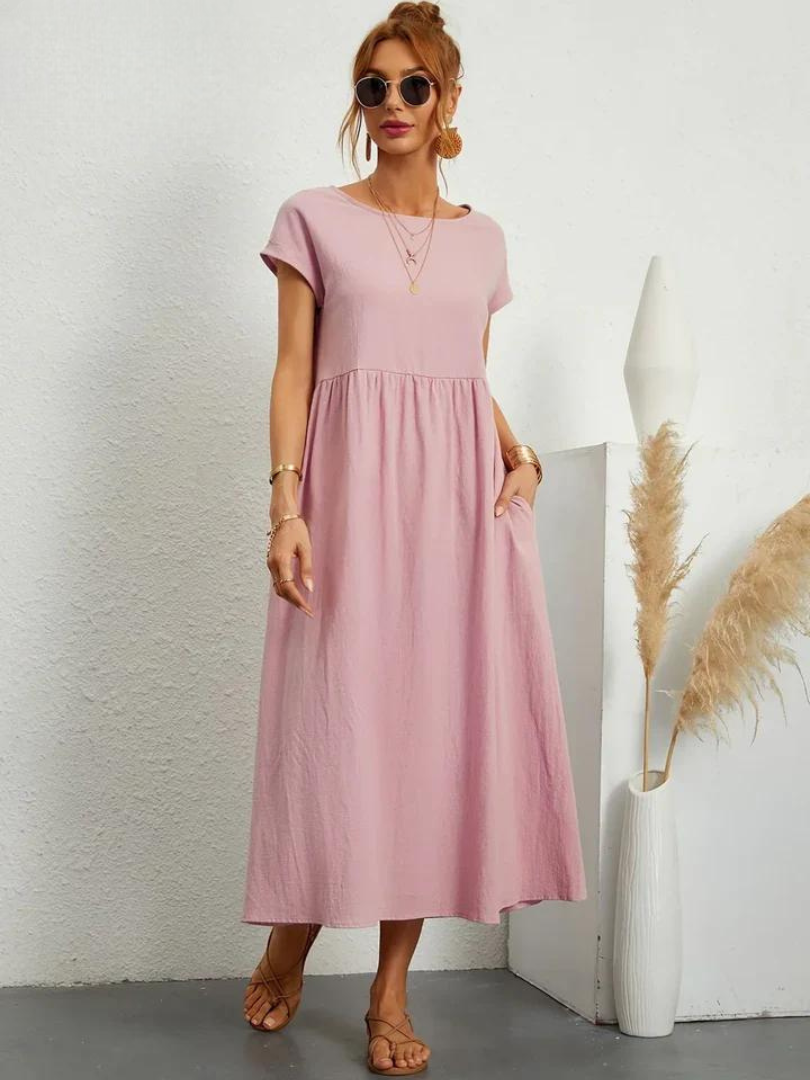 Maelis | Women's Loose Pocket Dress with Pockets