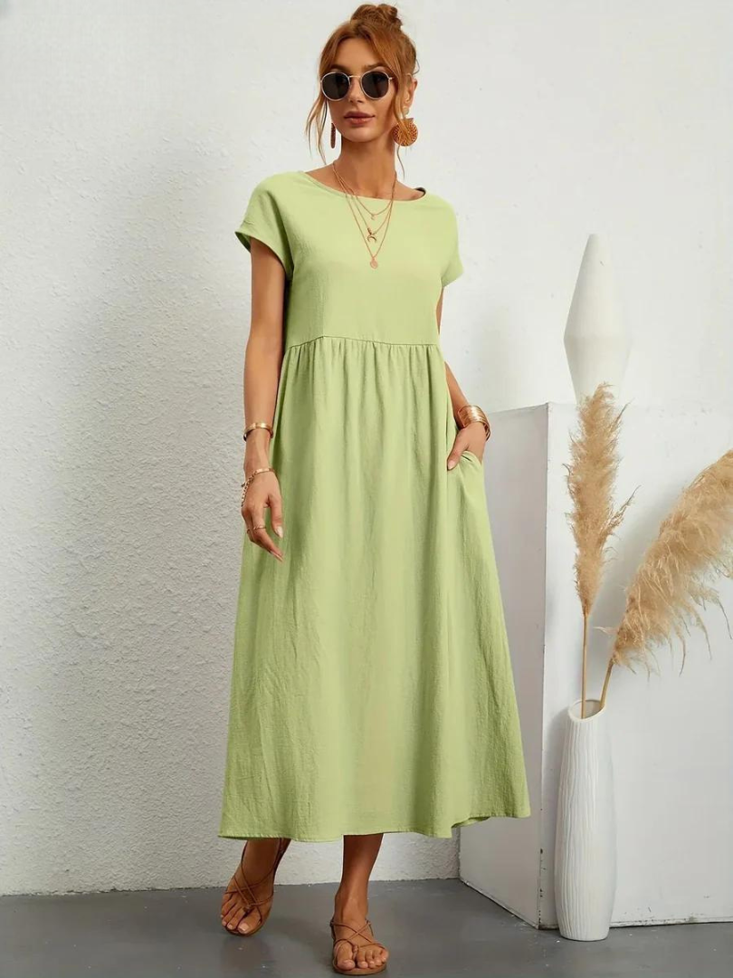 Maelis | Women's Loose Pocket Dress with Pockets