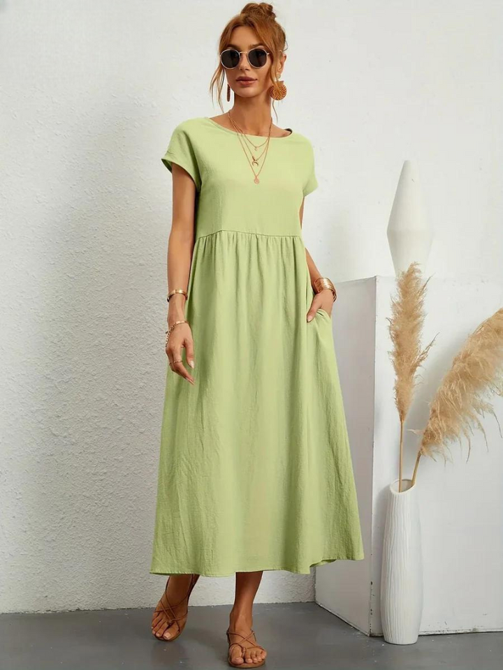 Maelis | Women's Loose Pocket Dress with Pockets
