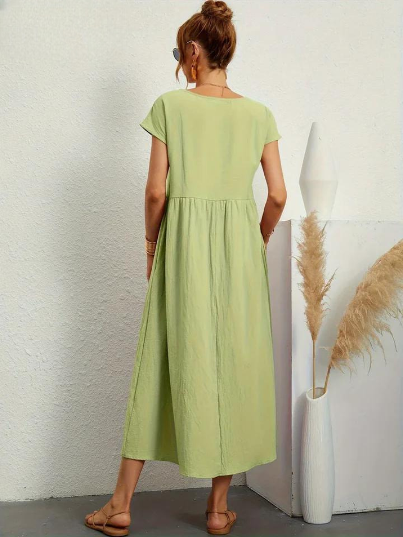 Maelis | Women's Loose Pocket Dress with Pockets