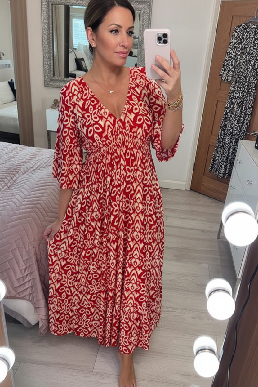 Bohemian Midi Dress by Selene