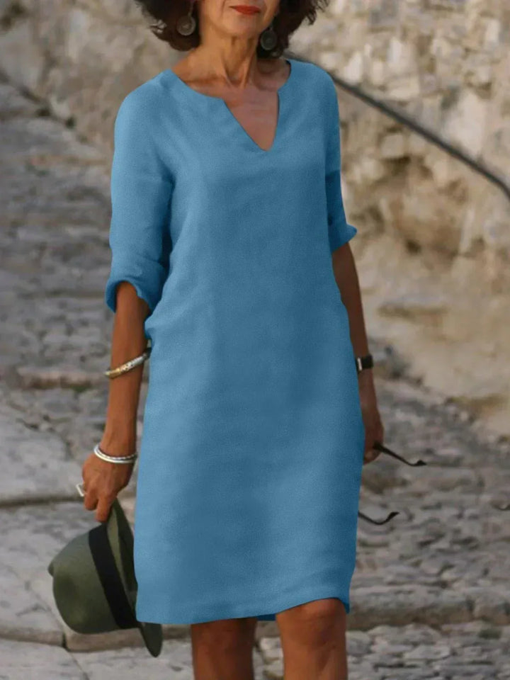 Maria | Women's Maxi Elegant Dress with V-Neck