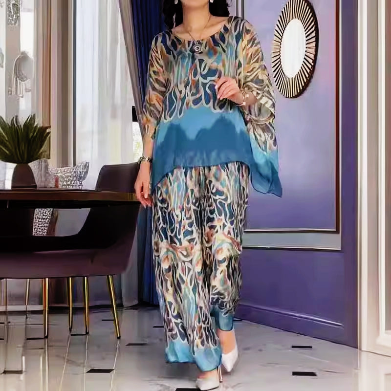 Lynette | Women's Oversized Flowy Abstract Set