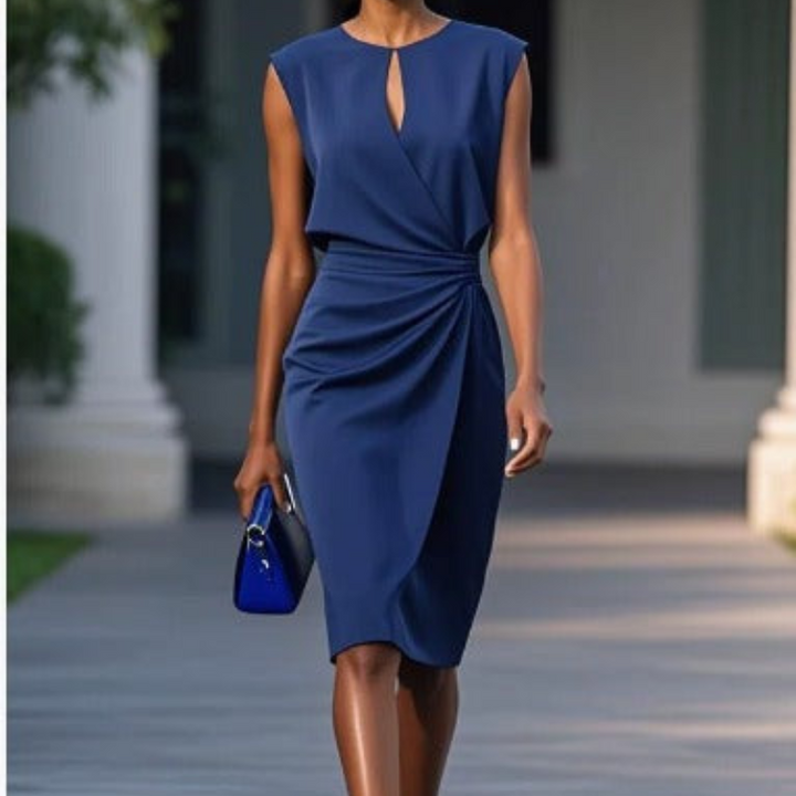 Erna | Women's Midi Floral Elegant Dress