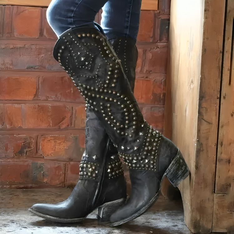 Mia | Women's Western Knee-High Boots
