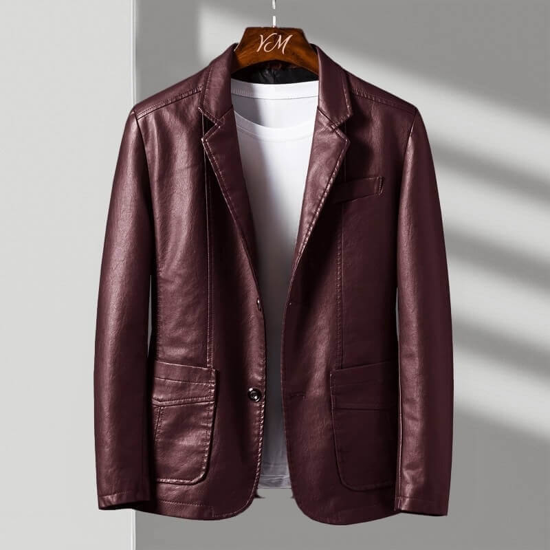 Zari™ - Elegant Leather Jacket