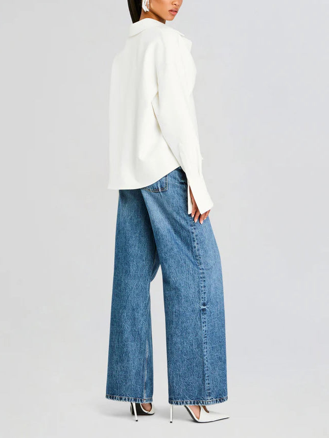 Women's Long Sleeve Button-Down Shirt