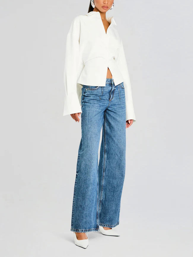 Women's Long Sleeve Button-Down Shirt