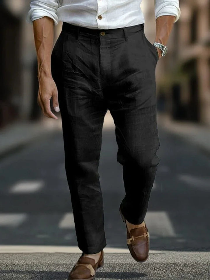 Alaric | Men's Tailored Pants with Buttons