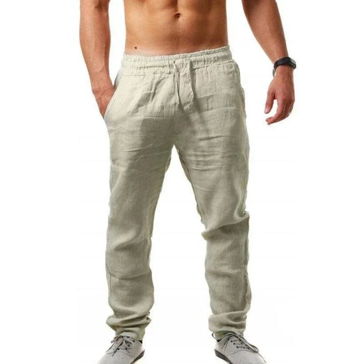 Jamal | Men's Coastal Pants with Drawstring