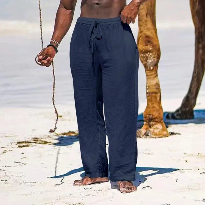 Jamal | Men's Coastal Pants with Drawstring