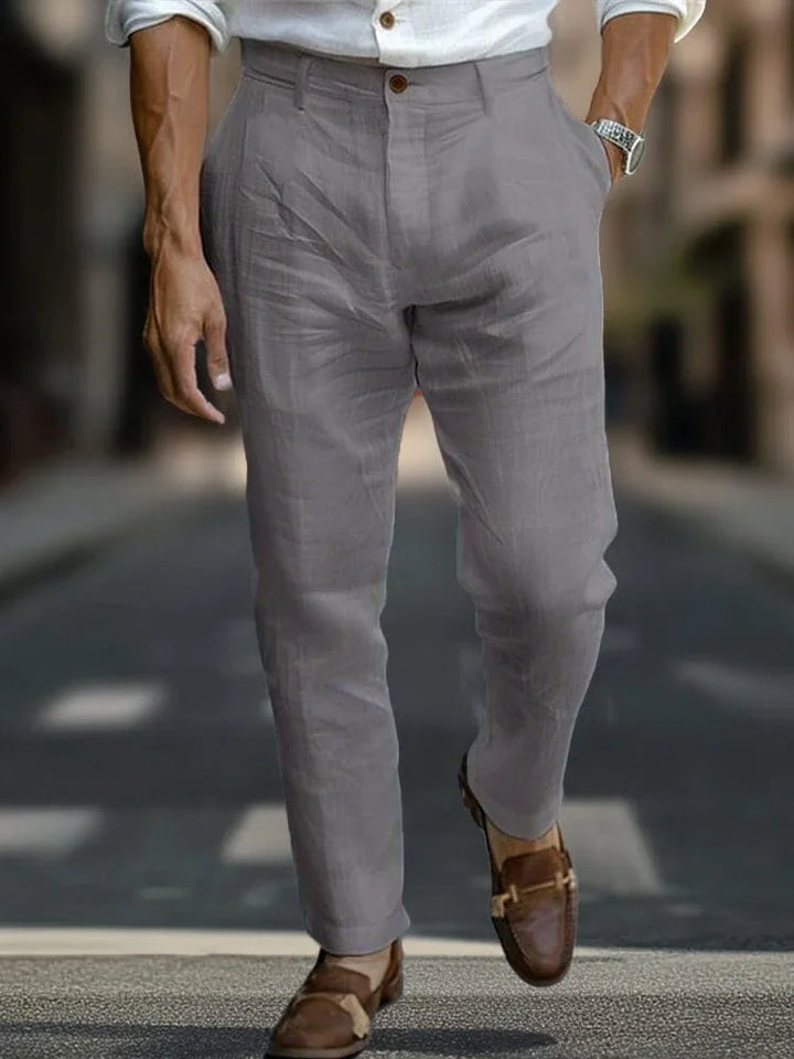 Alaric | Men's Tailored Pants with Buttons