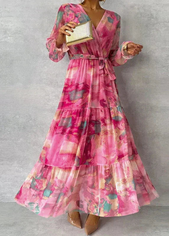 Grace | Women's Sleeveless Elegant Floral Handmade Dress