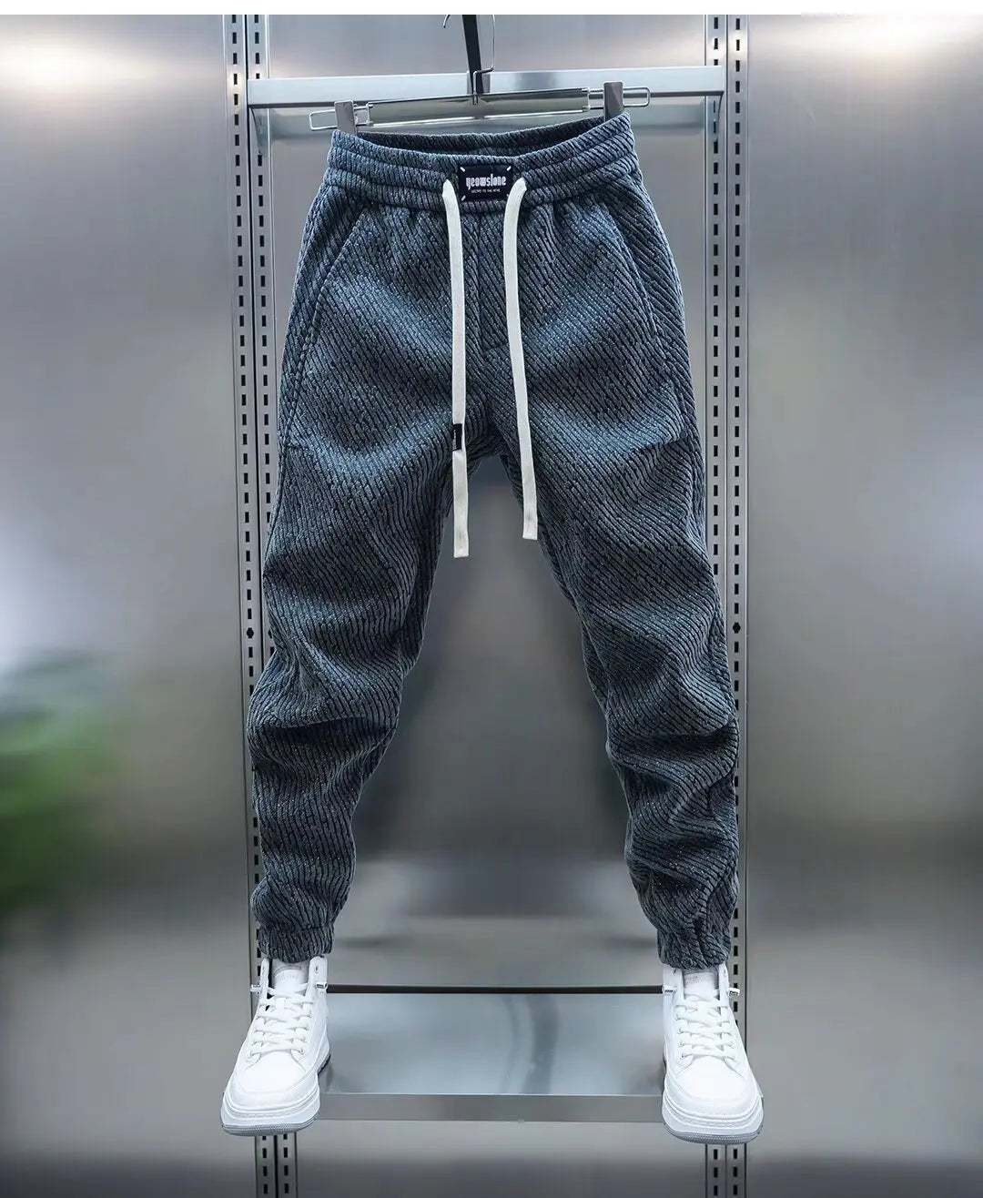 Jackson | Men's Patterned Comfort Pants with Drawstring