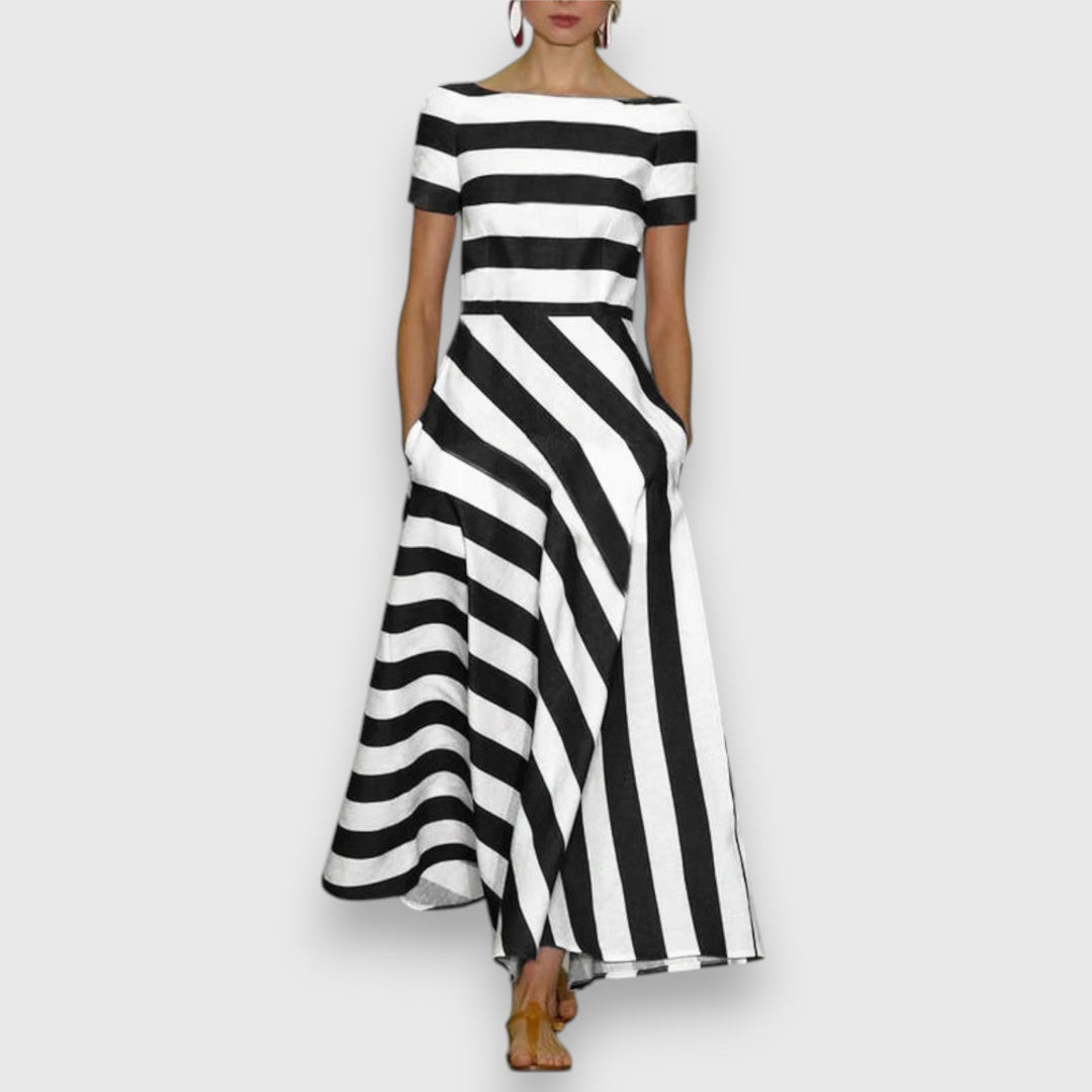 Lorie | Women's Sophisticated Striped Dress