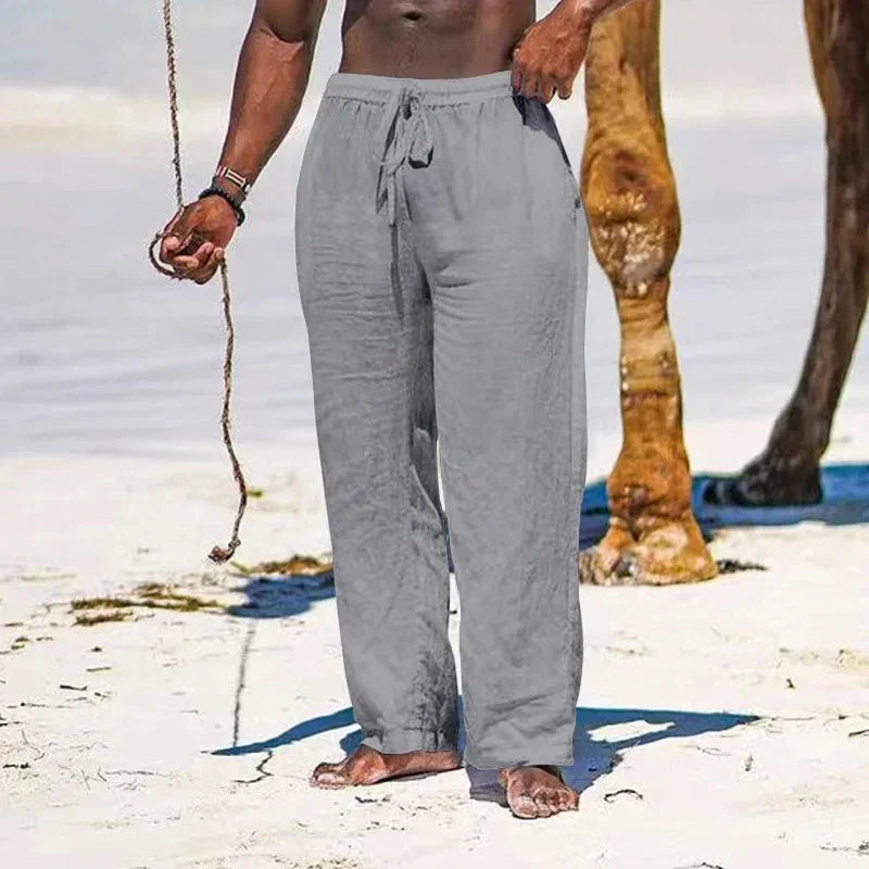 Jamal | Men's Coastal Pants with Drawstring