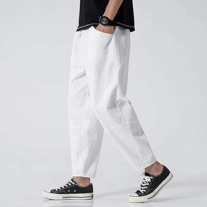 Kyoto | Cropped Pants with Drawstring